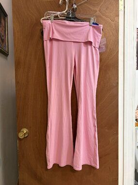 NWT Women's size L Joy Lab Pink Pants Moisture Wicking